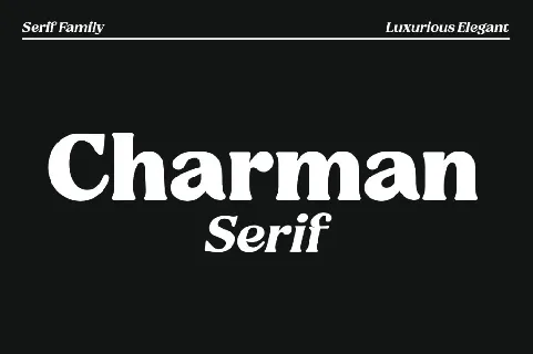 Charman Serif font