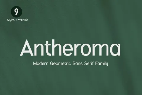 Antheroma Family font