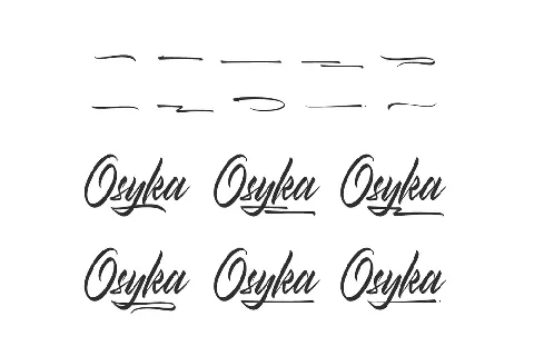 Osyka Demo font