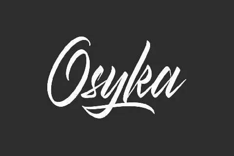 Osyka Demo font