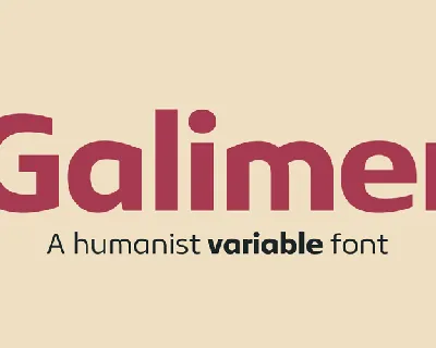 Galimer font