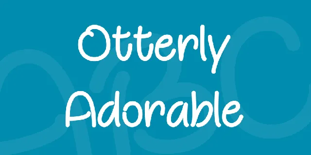 Otterly Adorable font