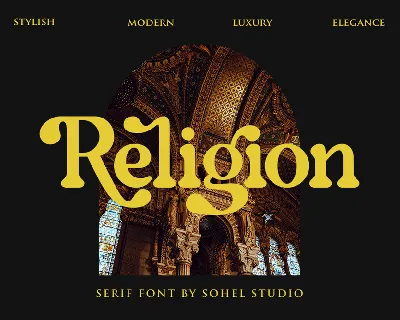 Religion font