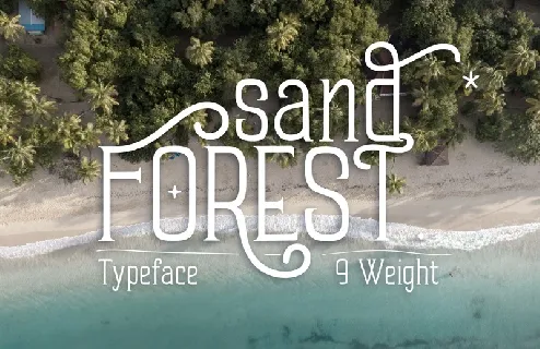 Sand Forest font