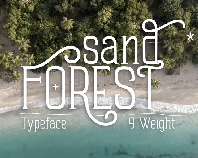 Sand Forest font