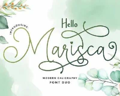 Hello Marisca Script font