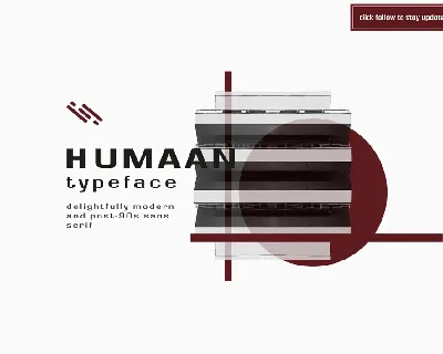 Humaan Typeface font