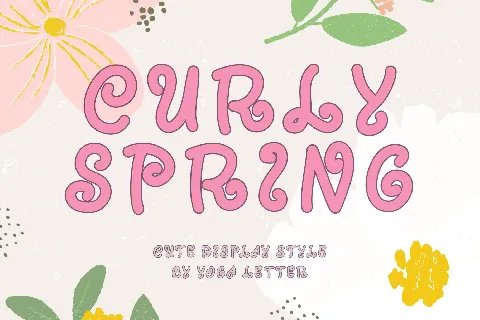 Curly Spring Demo font