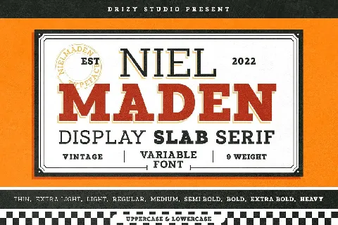 Nielmaden font