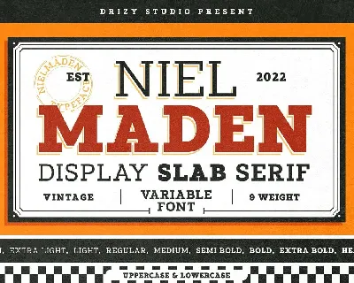 Nielmaden font