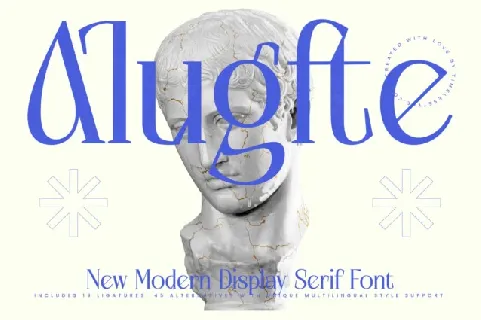 Alugfte Serif font