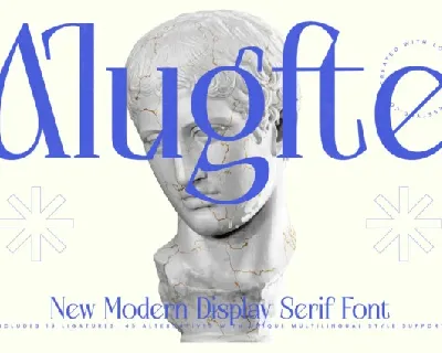 Alugfte Serif font