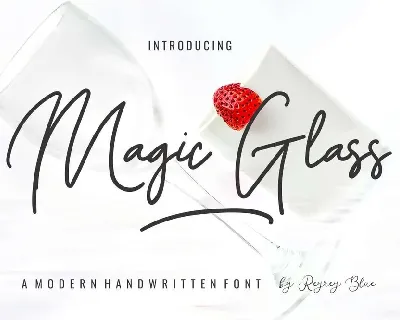 Magic Glass Handwritten font