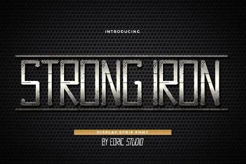 Strong Iron Demo font