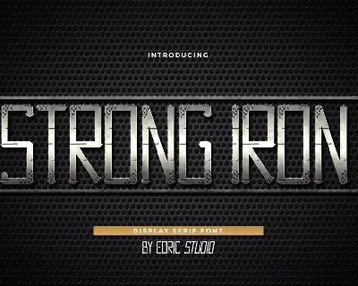 Strong Iron Demo font