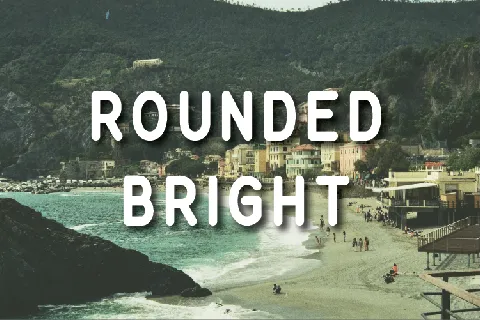 Rounded Bright font