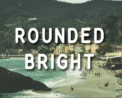 Rounded Bright font