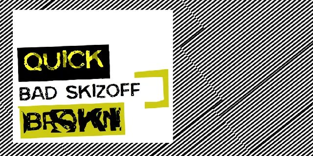 Bad Skizoff font