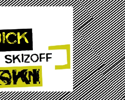 Bad Skizoff font