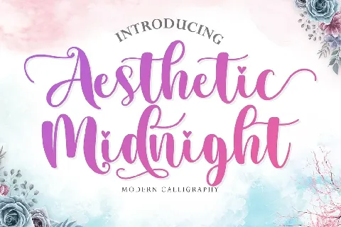 Aesthetic Midnight font