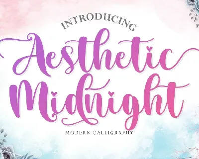 Aesthetic Midnight font