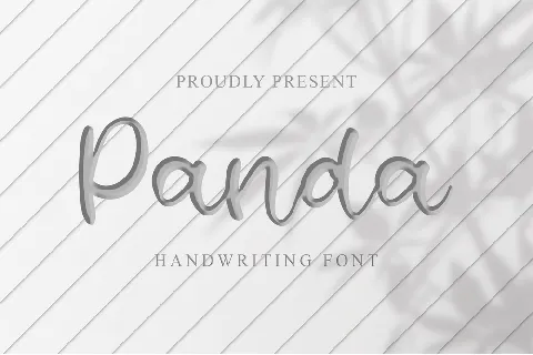 Panda font