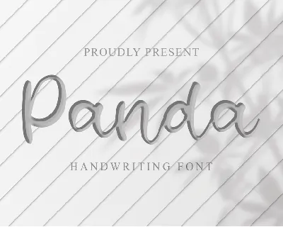 Panda font