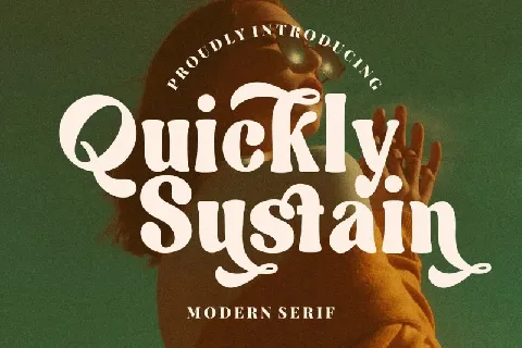 Quickly Sustain font