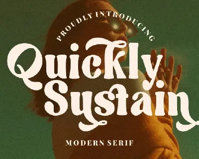 Quickly Sustain font