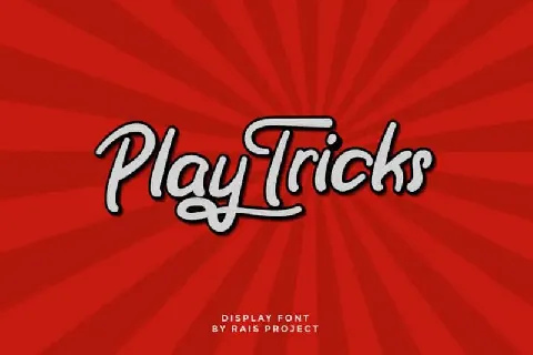 Play Tricks Script font