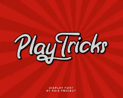 Play Tricks Script font