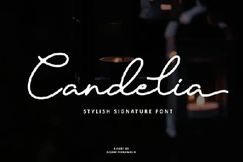 Candelia Signature font