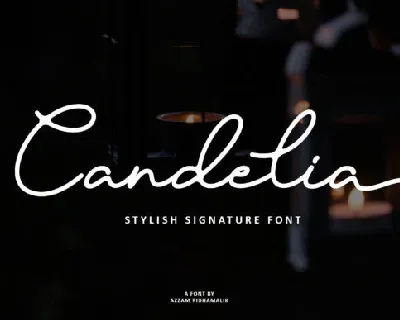 Candelia Signature font
