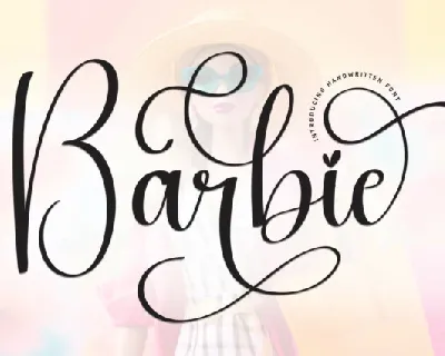 Barbie Script Typeface font