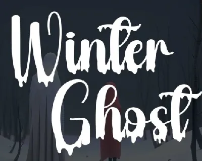 Winter Ghost Script font