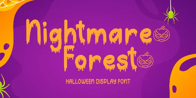 Nightmare Forest font