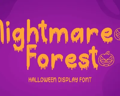 Nightmare Forest font