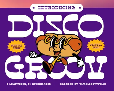 Disco Groov Serif font