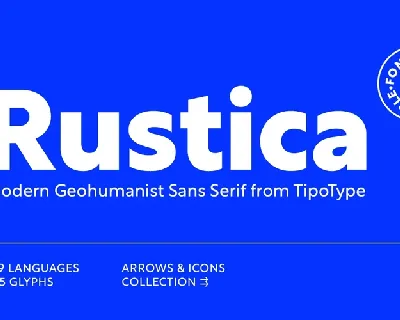 Rustica Family font