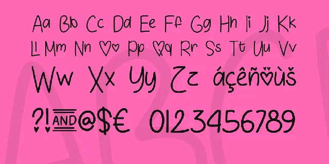 Love and Sunshine font