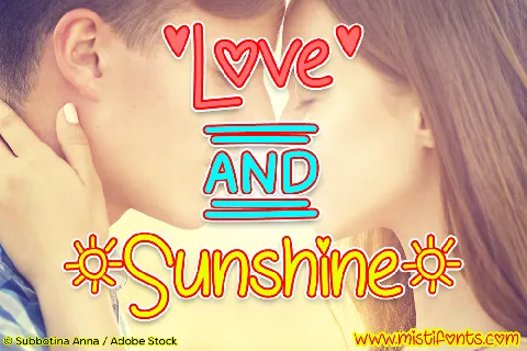 Love and Sunshine font