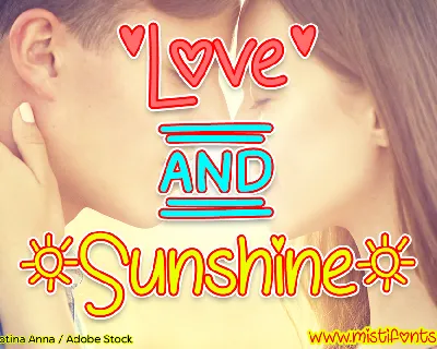 Love and Sunshine font
