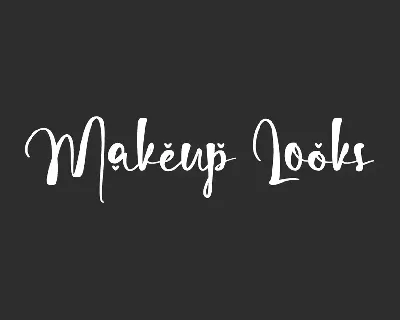 Makeup Looks font