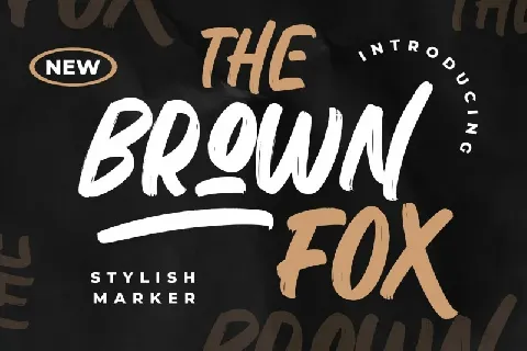 The Brown Fox font