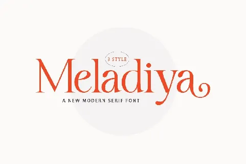 Meladiya font