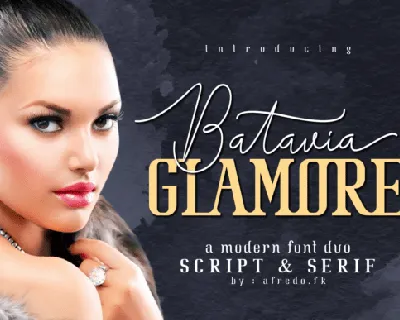 Batavia Glamore Duo font