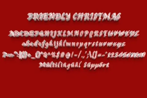 Friendly Christmas font