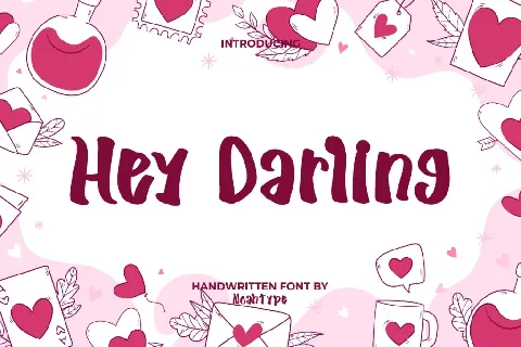 Hey Darling Demo font