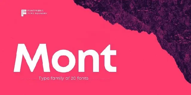 Mont Family font