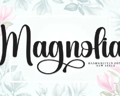 Magnolia Script font